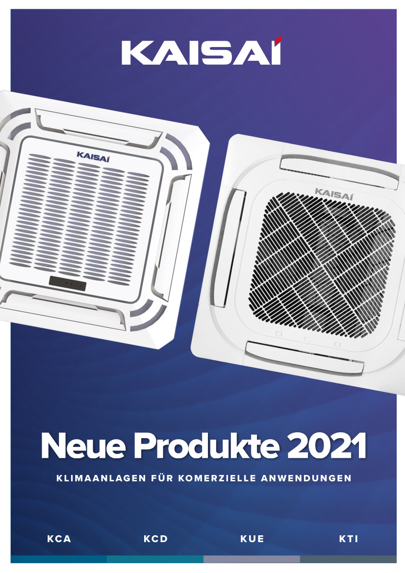 KAISAI Neue Produkte 2021 Klimaanlagen für komerzielle Anwendungen