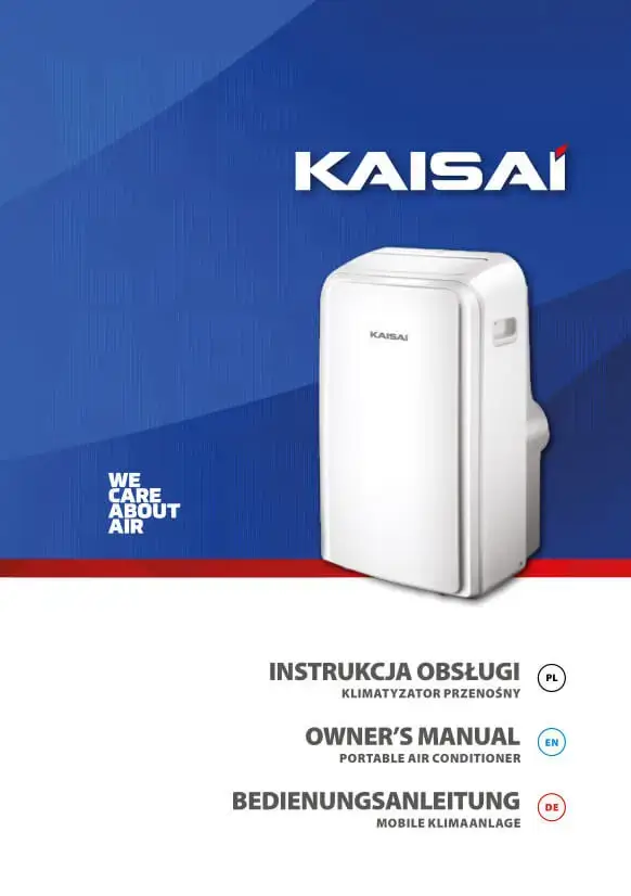 Instrukcja obsługi klimatyzatora przenośnego KAISAI KPPD 2019
