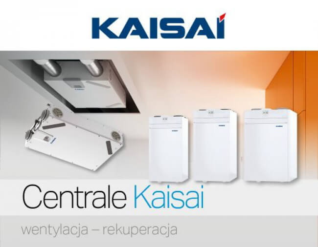 Centrale Kaisai - wentylacja - rekuperacja