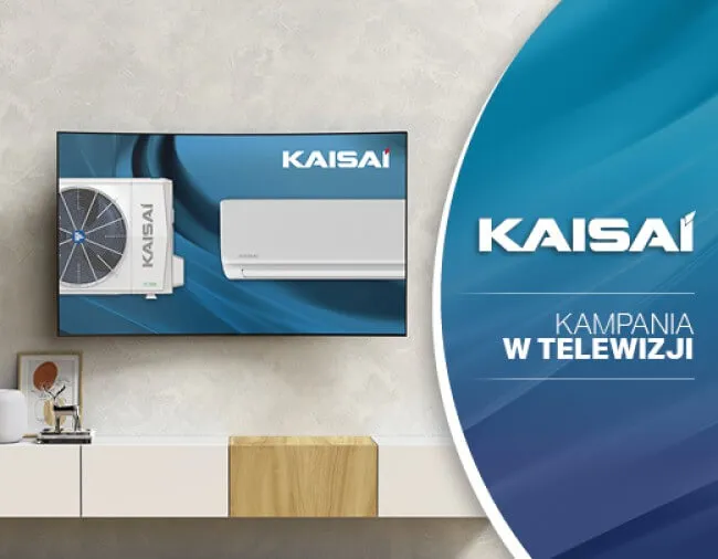 Kampania sponsoringowa marki KAISAI w telewizji
