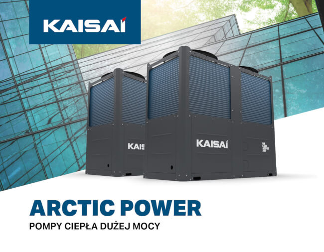 Pompy ciepła dużej mocy KAISAI Arctic Power